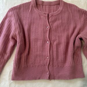 Pink Knit Women's Sweater